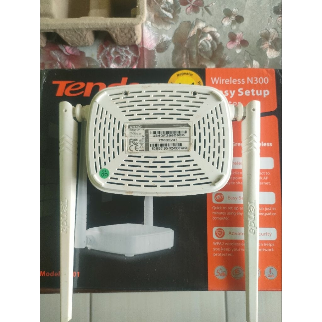router Tenda N301 bekas Normal