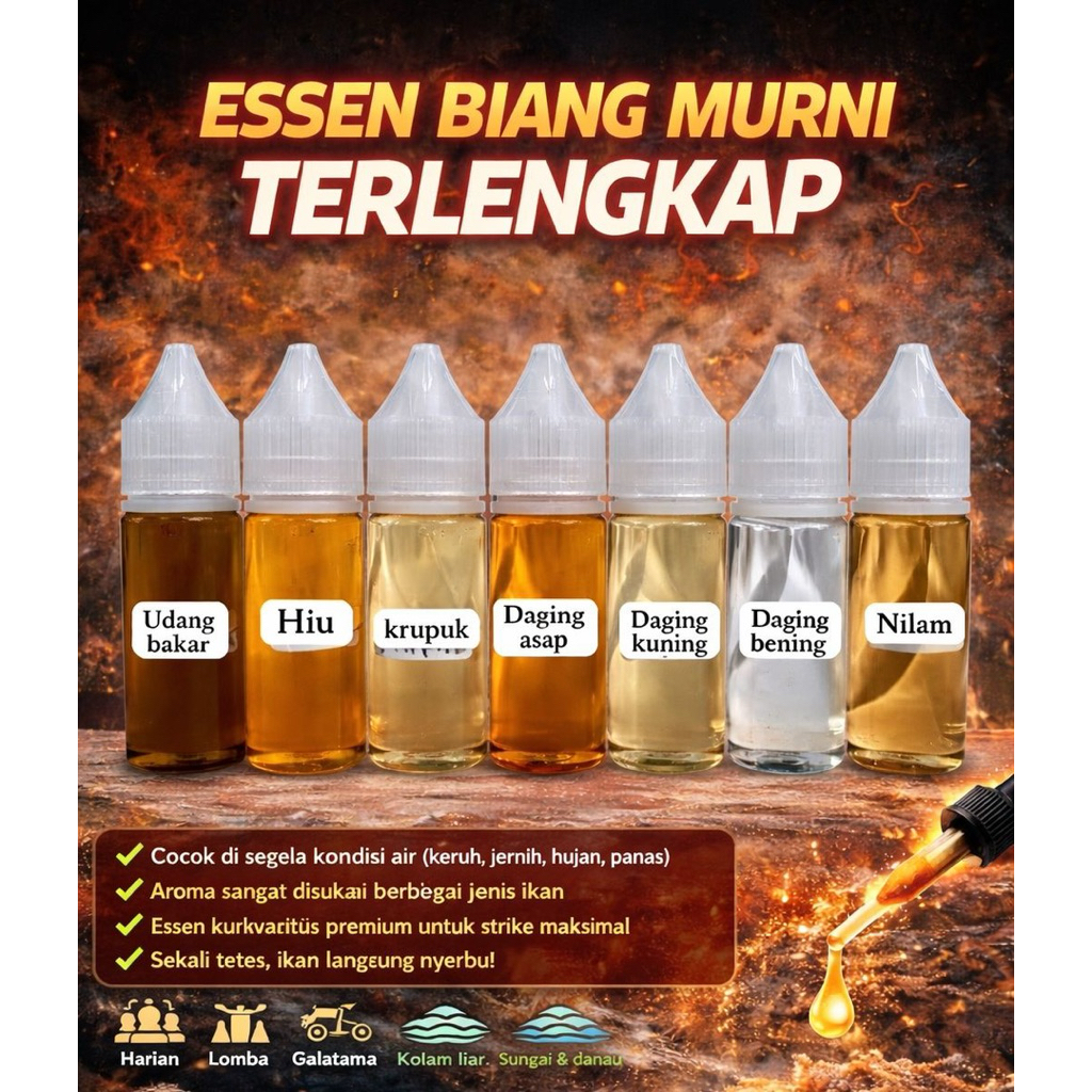 Essen biang murni 15 ml kualitas terbaik dan terlengkap