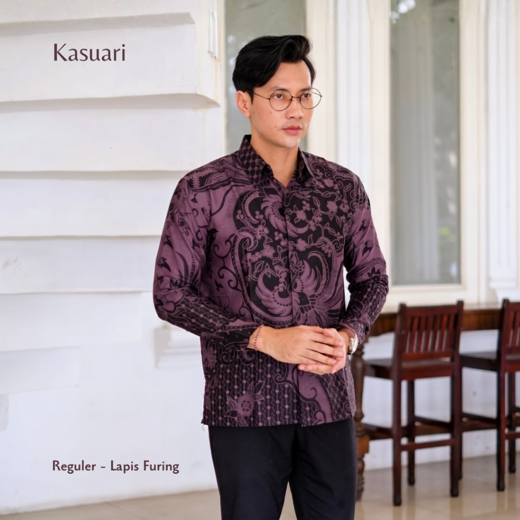 KASUARI - Kemeja Batik Pria Furing - SERI PAPUA