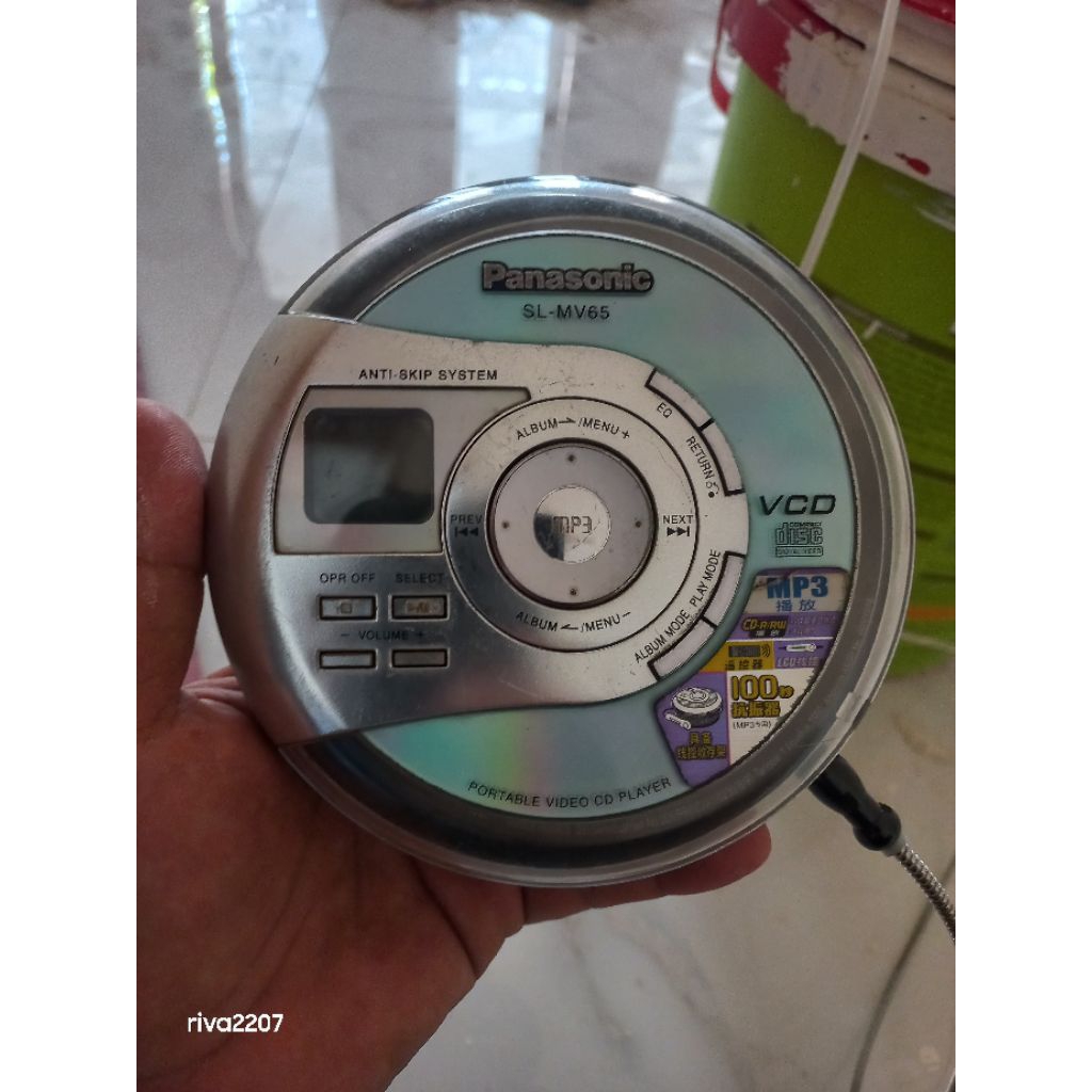 discman panasonic - SL - MV65 + adaptor