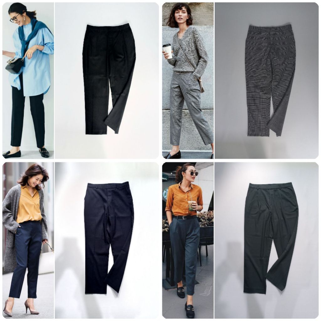 UNIQLO Ezy Ankle Length Pants  (L-XL)