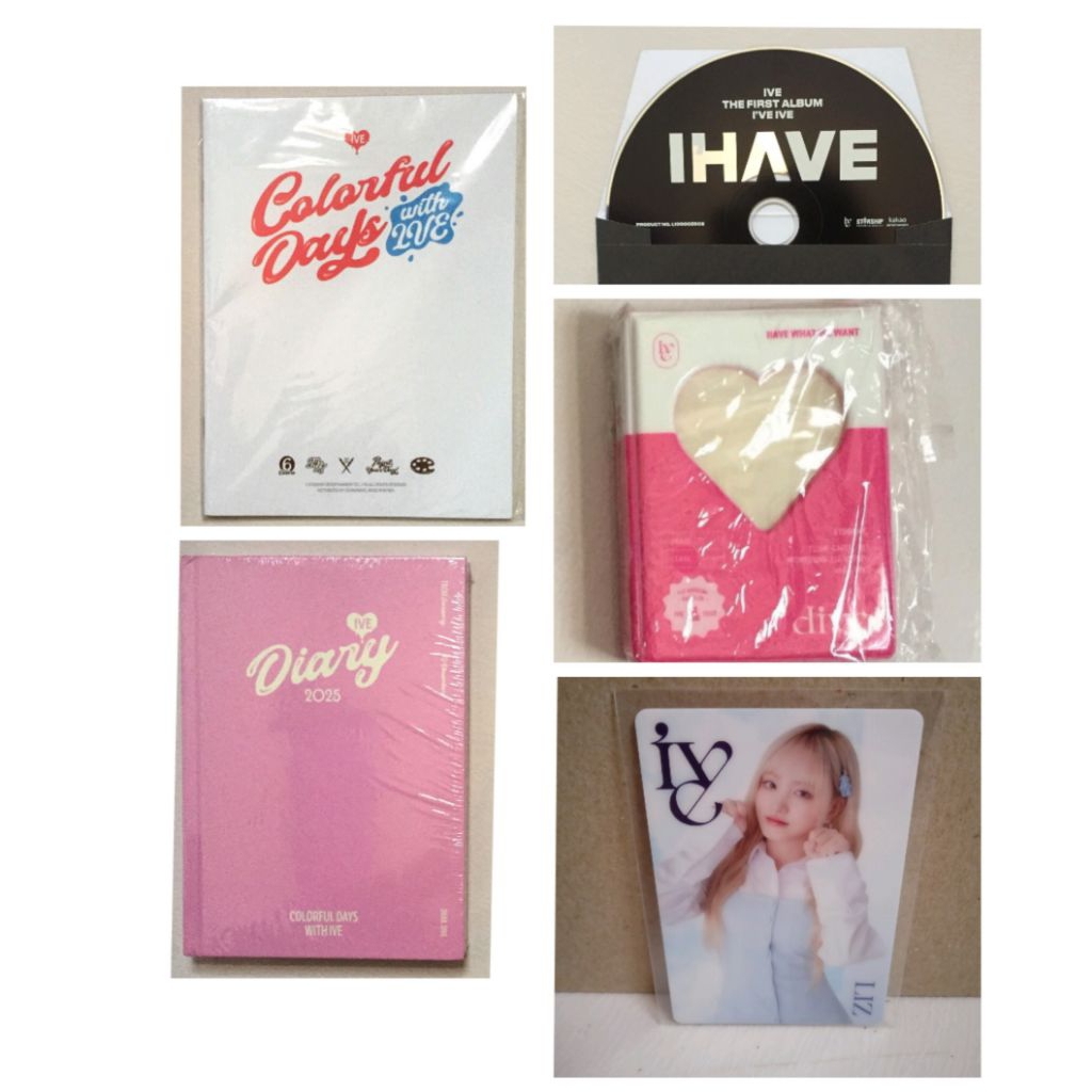IVE Official (Baca Deskripsi) SG25 Diary Mini Brosur Kolbuk PC Liz photocard