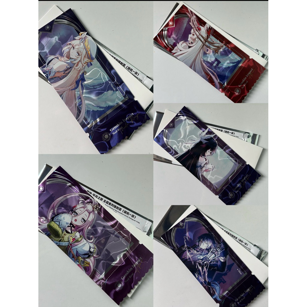 READY STOCK Genshin Impact Song of the Welkin Moon Nod Krai Official Hologram Ticket