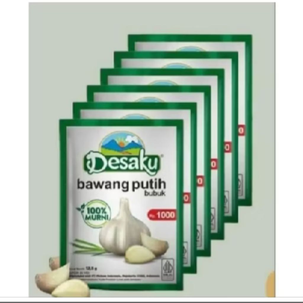 Desaku Bumbu Bubuk Sachet Praktis Bawang Putih Bubuk 12 Sachet