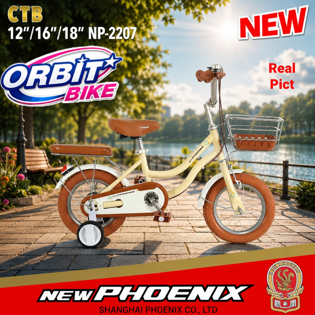 Sepeda Anak Mini 12 inch Phoenix Sepeda Anak Perempuan Keranjang
