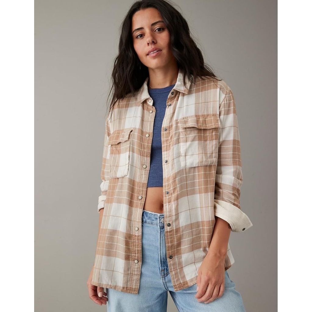 kemeja flanel wanita american eagle