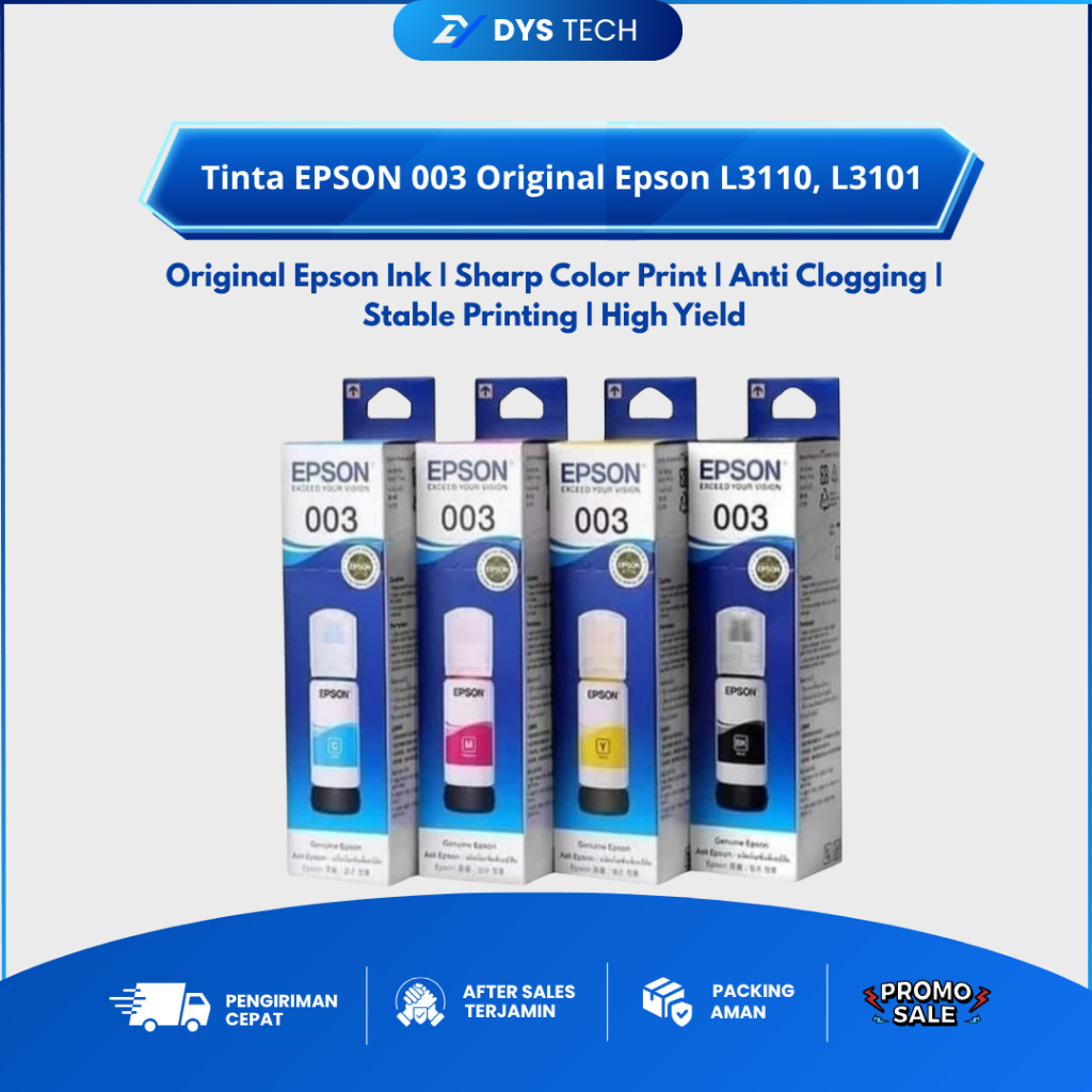 Tinta EPSON 003 Original Epson L3110, L3101