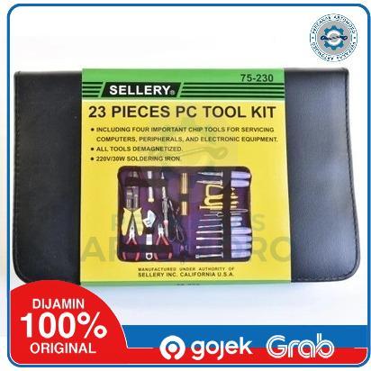 SELLERY Tool Kit Set Elektronik Lengkap Serbaguna dengan Tas – Peralatan Teknik & Elektronik