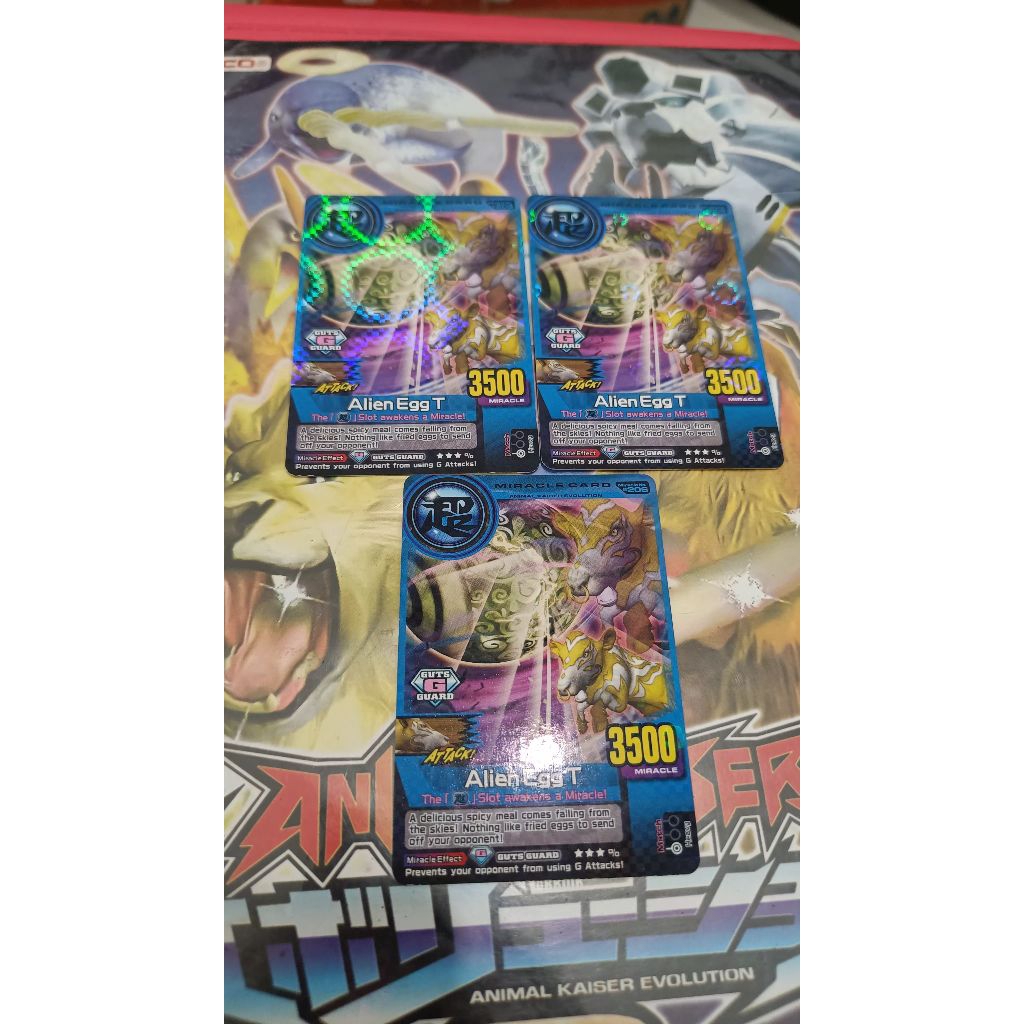 (STOK TERBATAS) KARTU ANIMAL KAISER MIRACLE CARD.