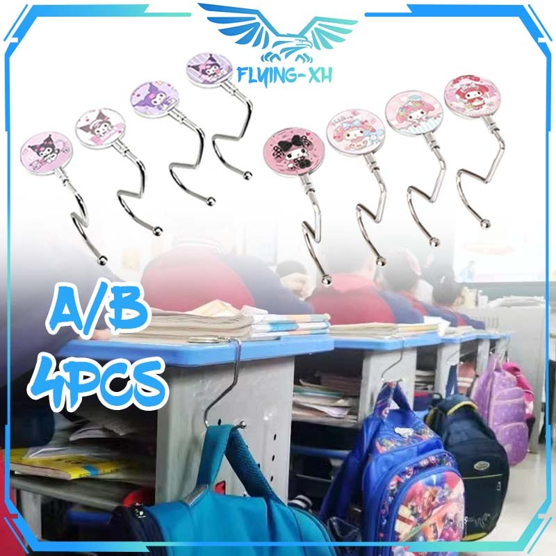 Cantolan Tas Meja Gantungan 4pcs Pengait Tas Di Meja Gantungan Tas Meja Hook Tas Meja