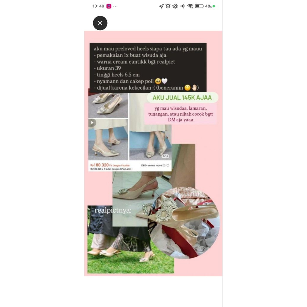 Heels wisuda