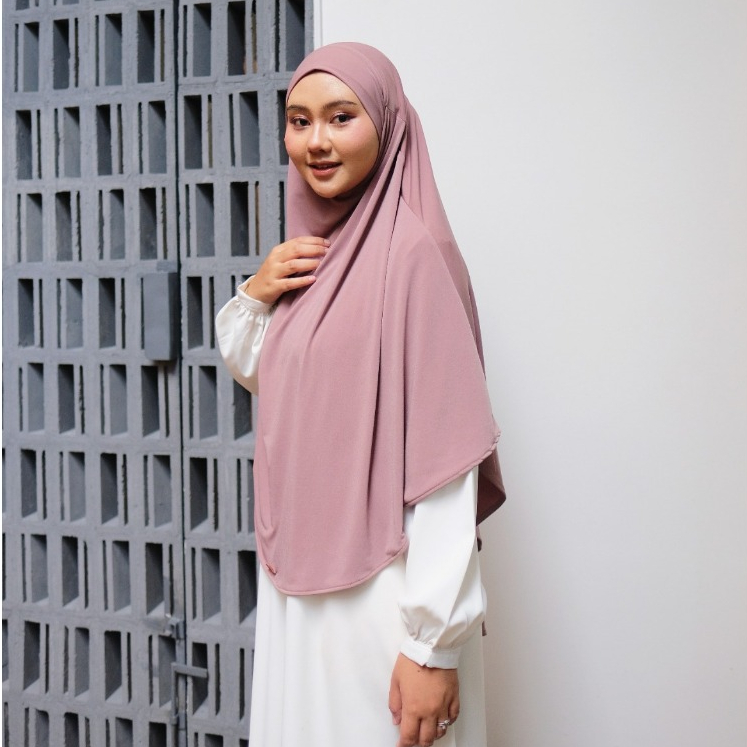 Khamela Khimar Bahan Jersey Premium Asra Hijab