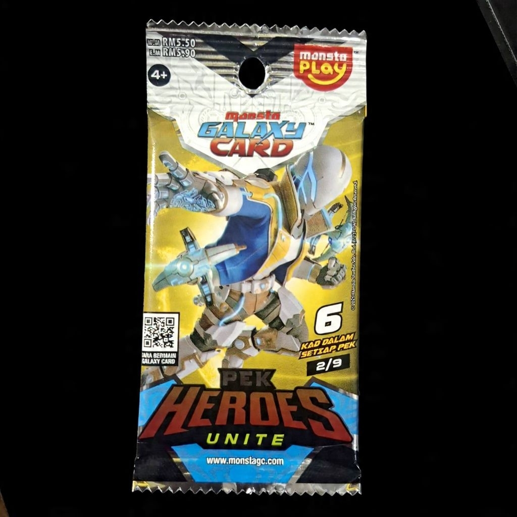 Kartu Boboiboy Pek Heroes Unite Monsta Galaxy Card Original Koleksi Maksmana