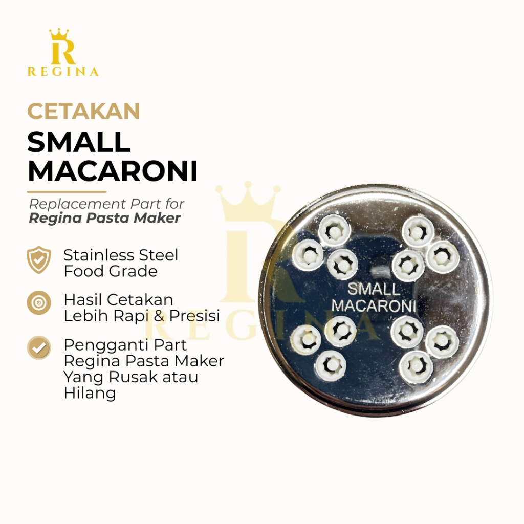 Part Cetakan Small Macaroni Regina Pasta Maker Original Italy Cetakan Makaroni