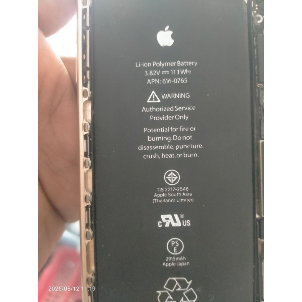 batre baterai iphone 6s original copotan