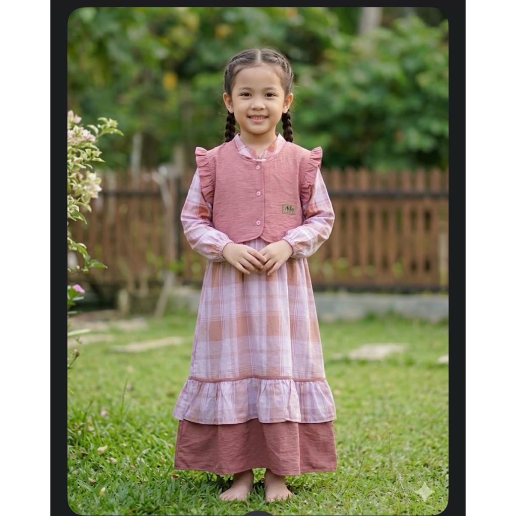 gamis anak perempuan, Gamis anak rompi lepas