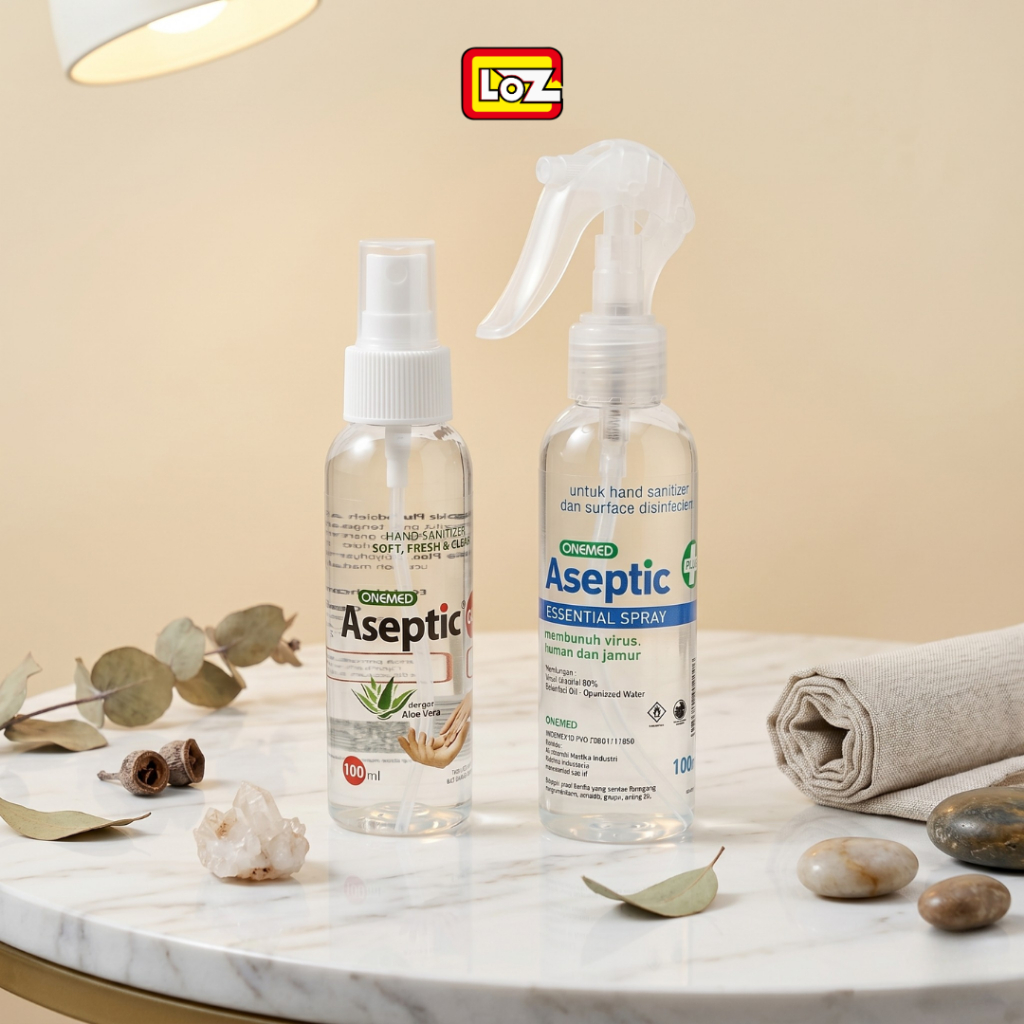 Hand Sanitizer Aseptic Plus Spray 100ml / ONEMED Sanitizer Aseptic