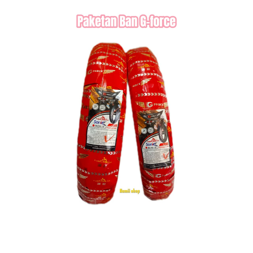 [PAKET 2 BAN DEPAN BELAKANG] 80/90 90/90 HONDA BEAT Ban Tubeless