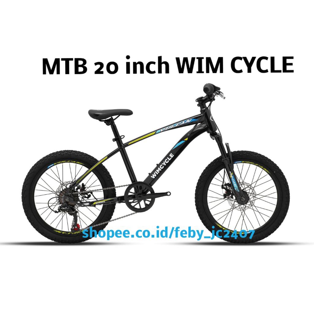 sepeda anak mtb vulcan wim cycle 20 inch sepeda gunung anak