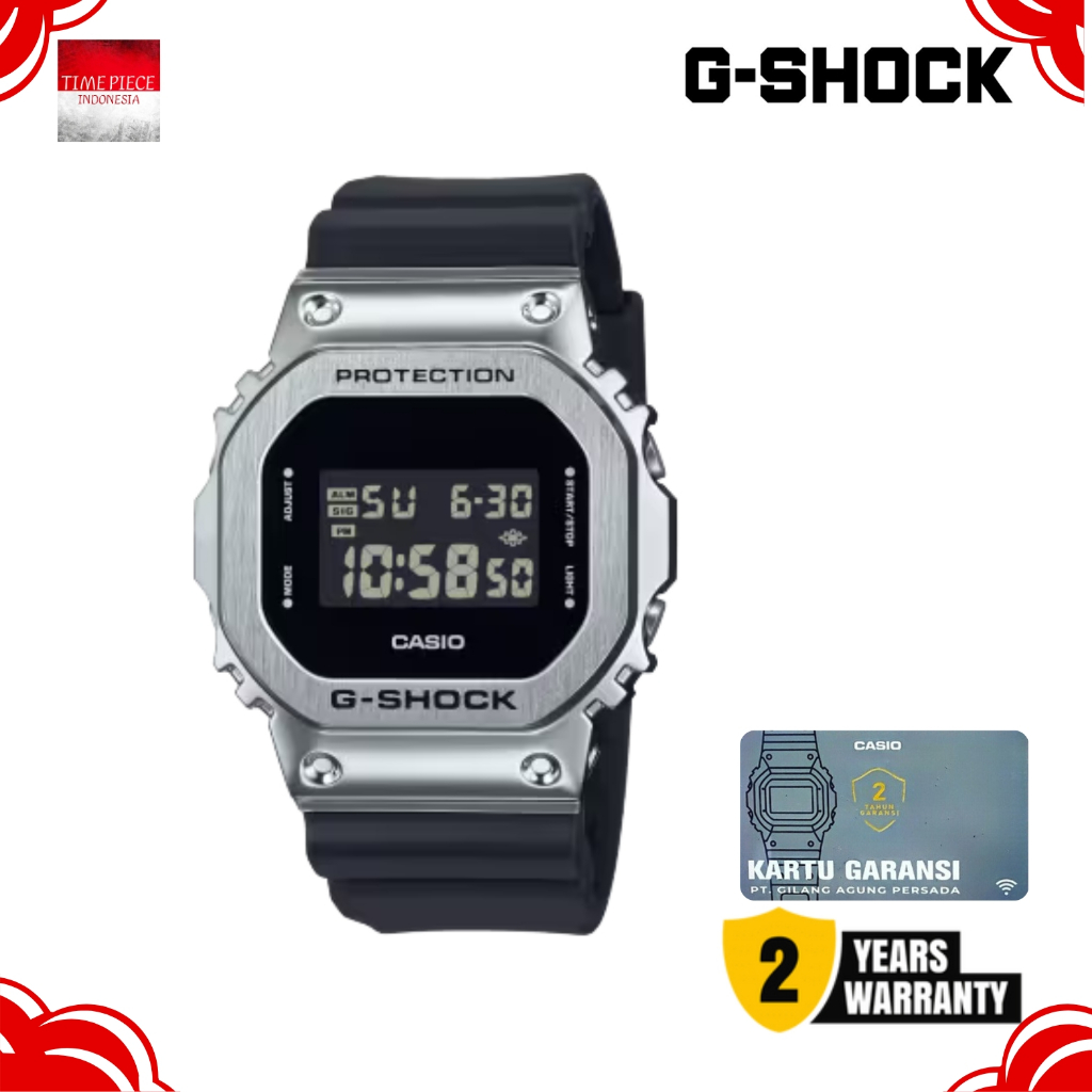 CASIO G-SHOCK GM-5600U-1DR / GSHOCK GM5600U-1 ORIGINAL & GARANSI