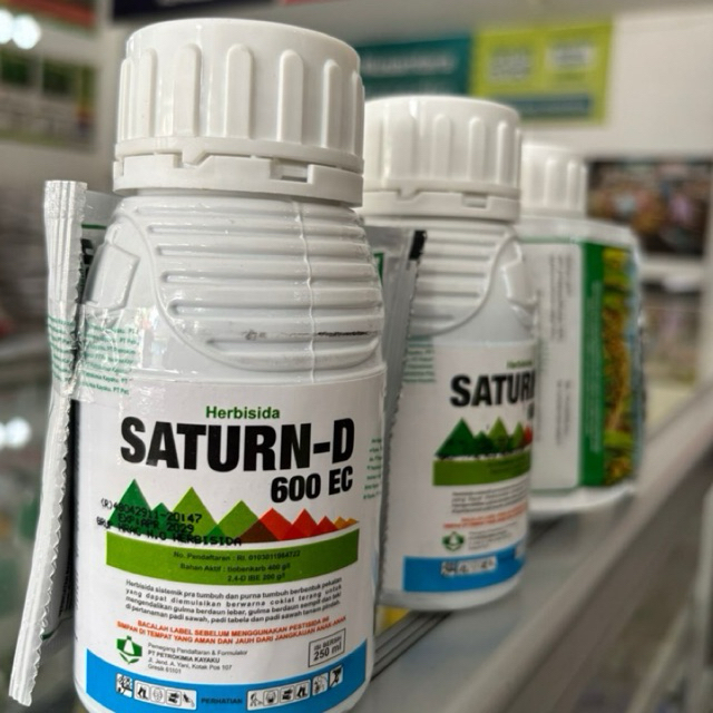 Saturn-D 600EC 250ml Herbisida Sistemik Pra Tumbuh dan Purna Tumbuh
