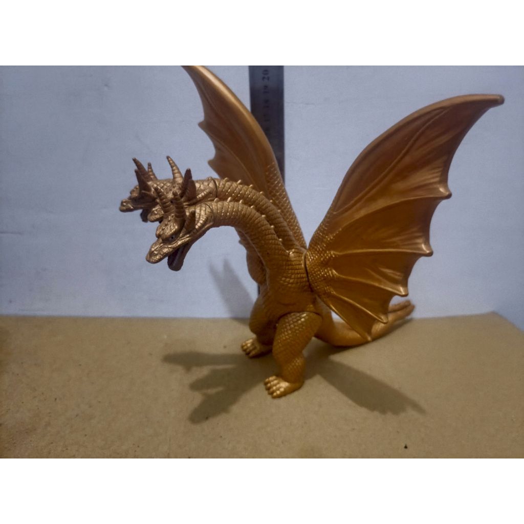 Monster/ Kaiju King Ghidorah 1998 UHS Size 17-19 CM Bandai 61504 Godzila Ultraman Gidorah