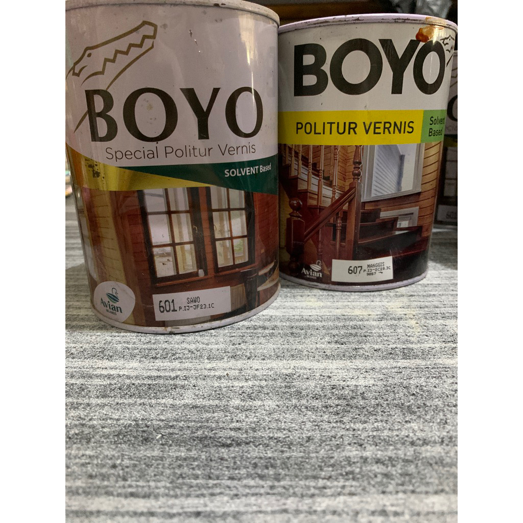 1 KG Cat Politur Kayu BOYO 1kg