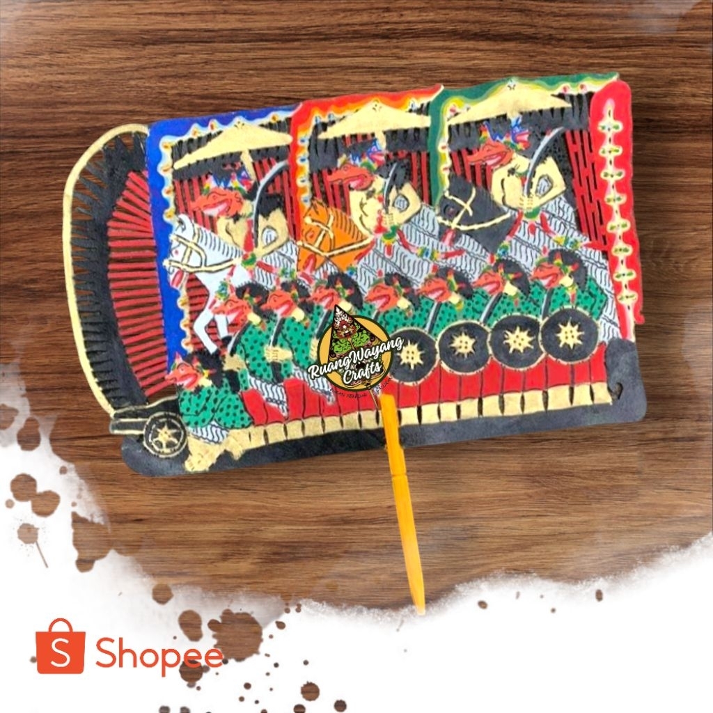 Wayang Kulit Asli Rampokan/Rampogan/Prajurit Uk Standar Dalang Murah