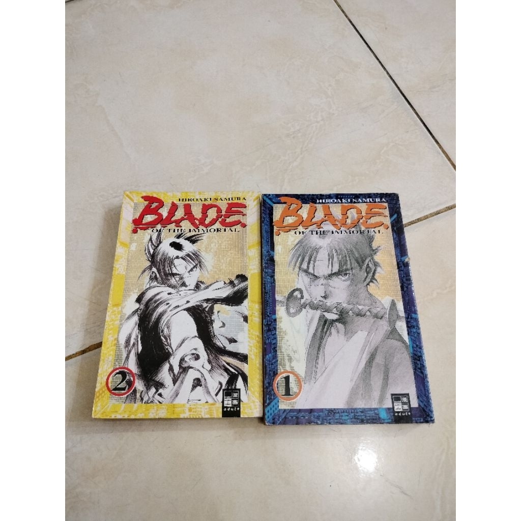 Komik Hiroki Samura - Blade : Of The Immortal 1 2 (2 Komik) : Bahasa Jerman