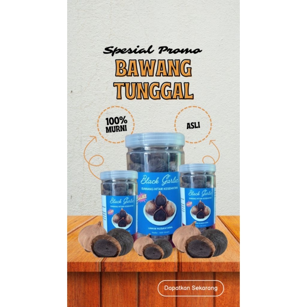 Black Garlic || BawangTunggal || bawang hitam tunggal||Bawang kesehatan