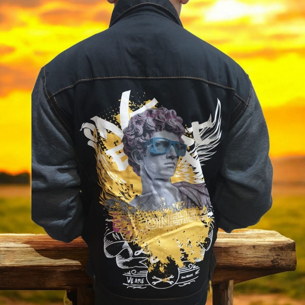 Jaket Honda Levis size L XL ori Honda