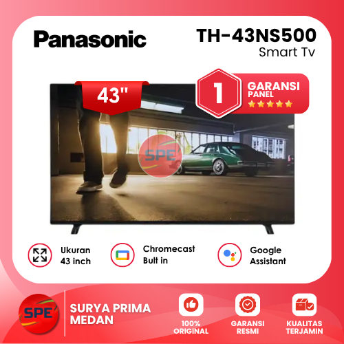 SMART TV PANASONIC UKURAN 43 INCH TH-43NS500 ( GARANSI RESMI MEDAN )