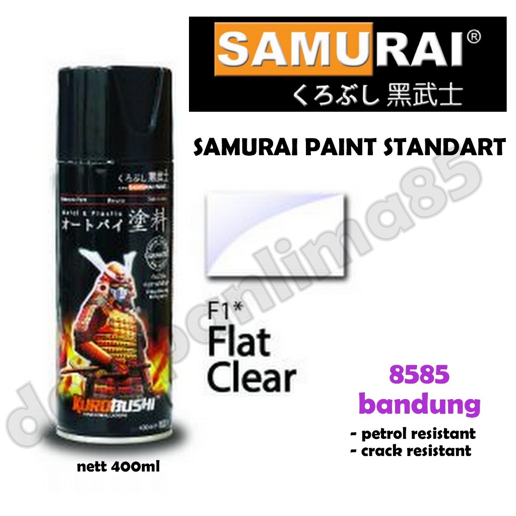 Samurai Paint Clear Glossy / Clear Doff 400ml