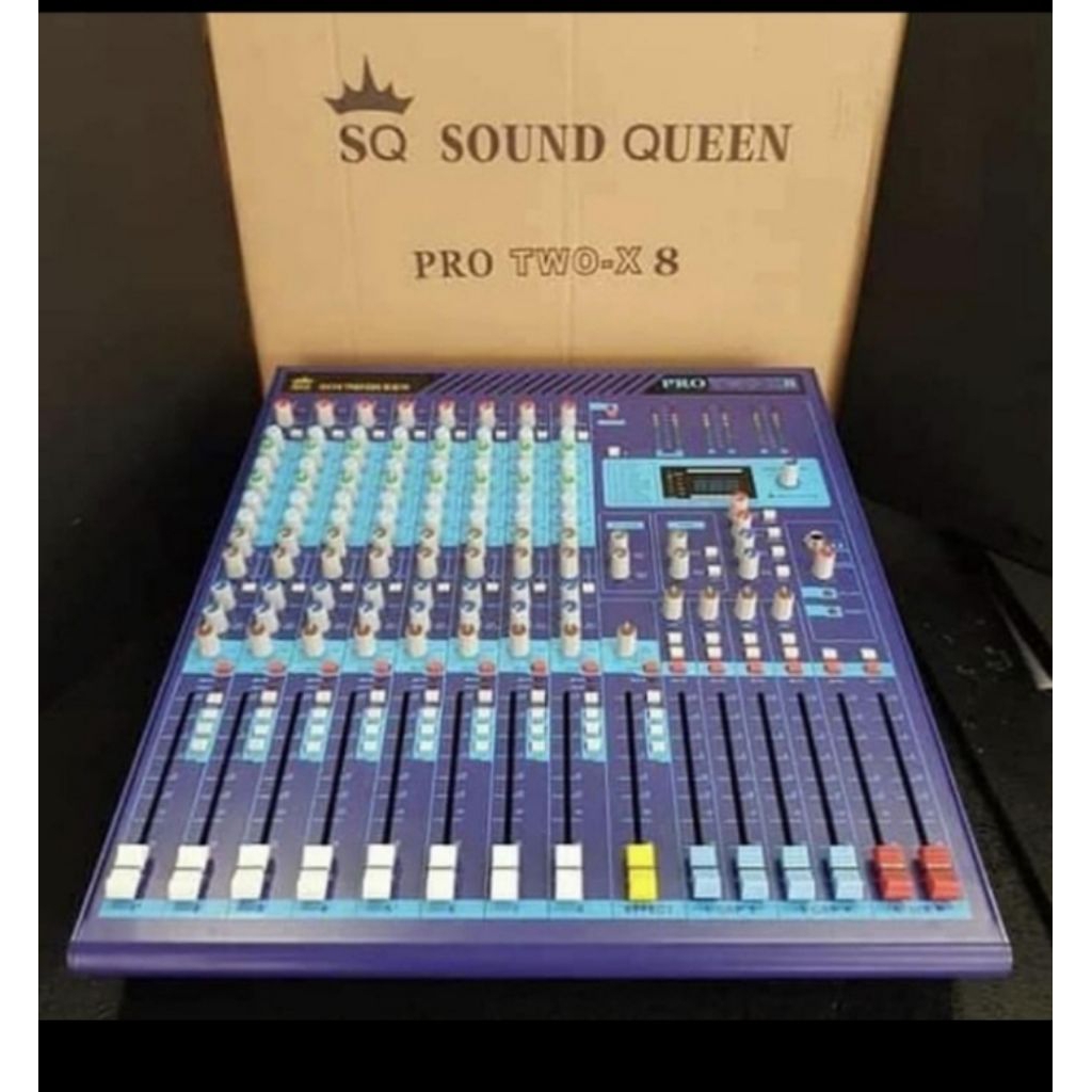 Mixer Audio 8 Channel Soundqueen Pro Two X 8 - Soundqueen Pro Two X8