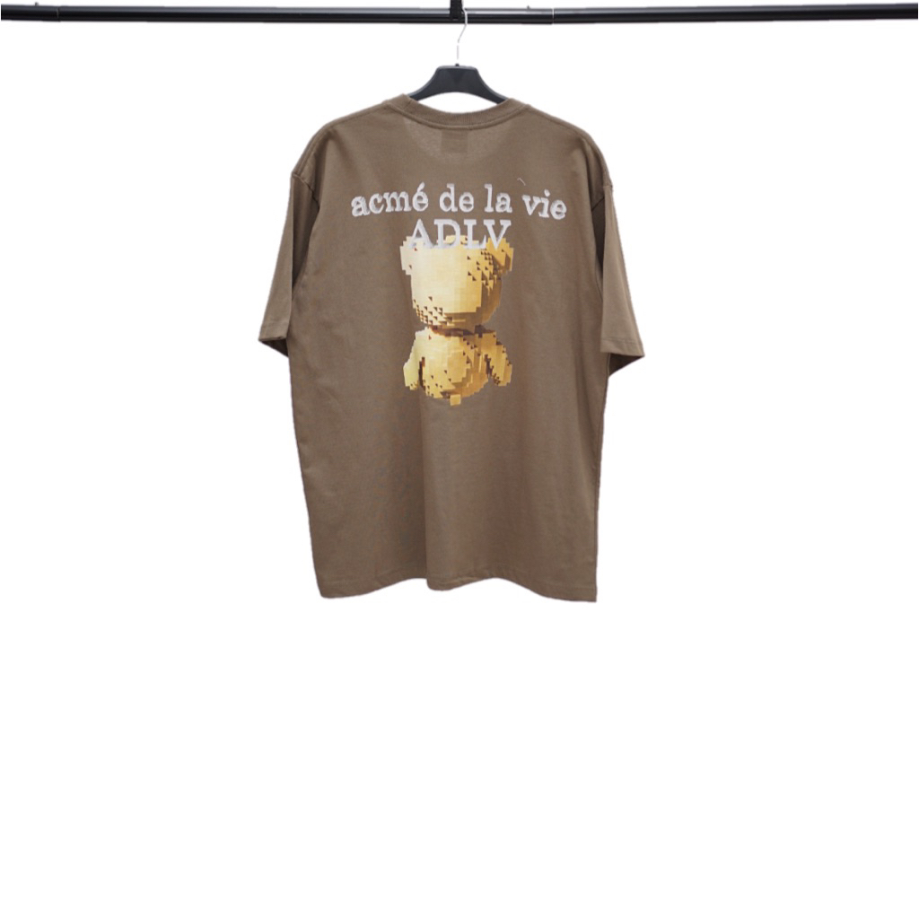 ADLV BLOCK BEAR COCOA TEE (100% Original)