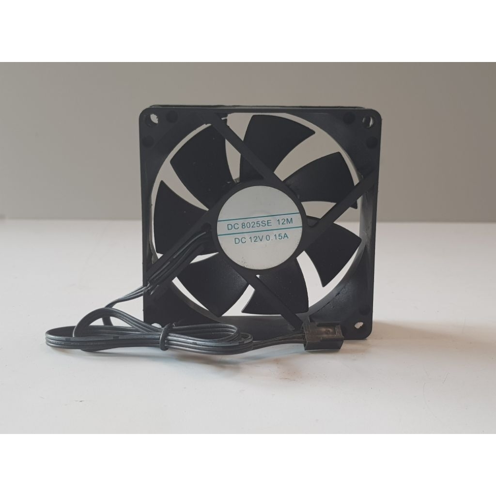 Fan kipas 8025SE DC 12-0,15A 8x8cm 3pin