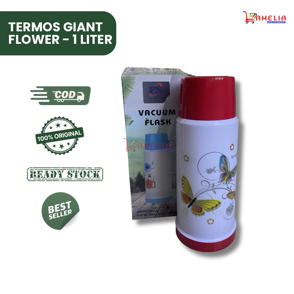 THERMOS GIANT FLOWER ( 1 LITER ), VACUM FLASK - FN