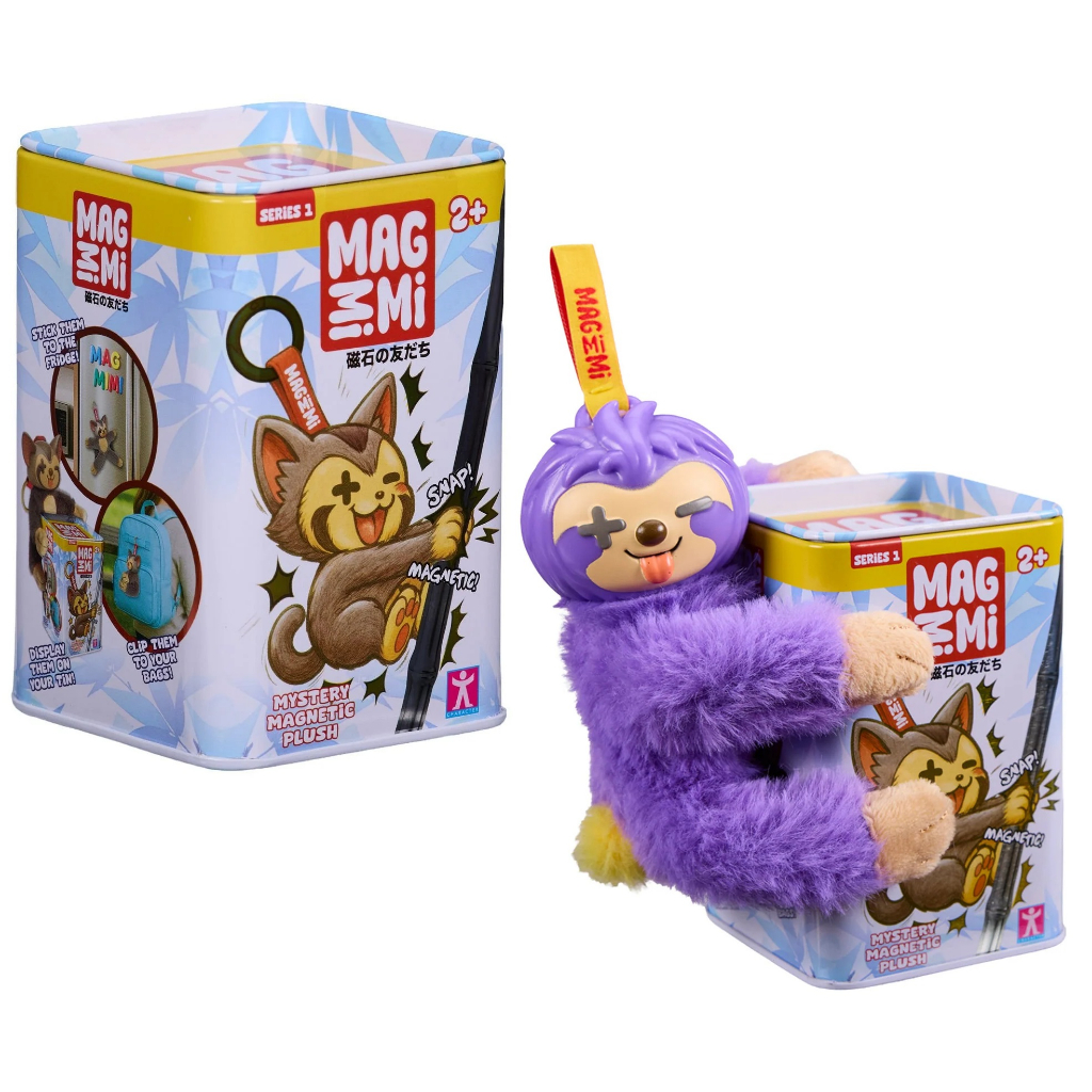 MagMiMi Mystery Magnetic Plush Tin Pack Series 1 Gantungan Kunci Boneka Magnet