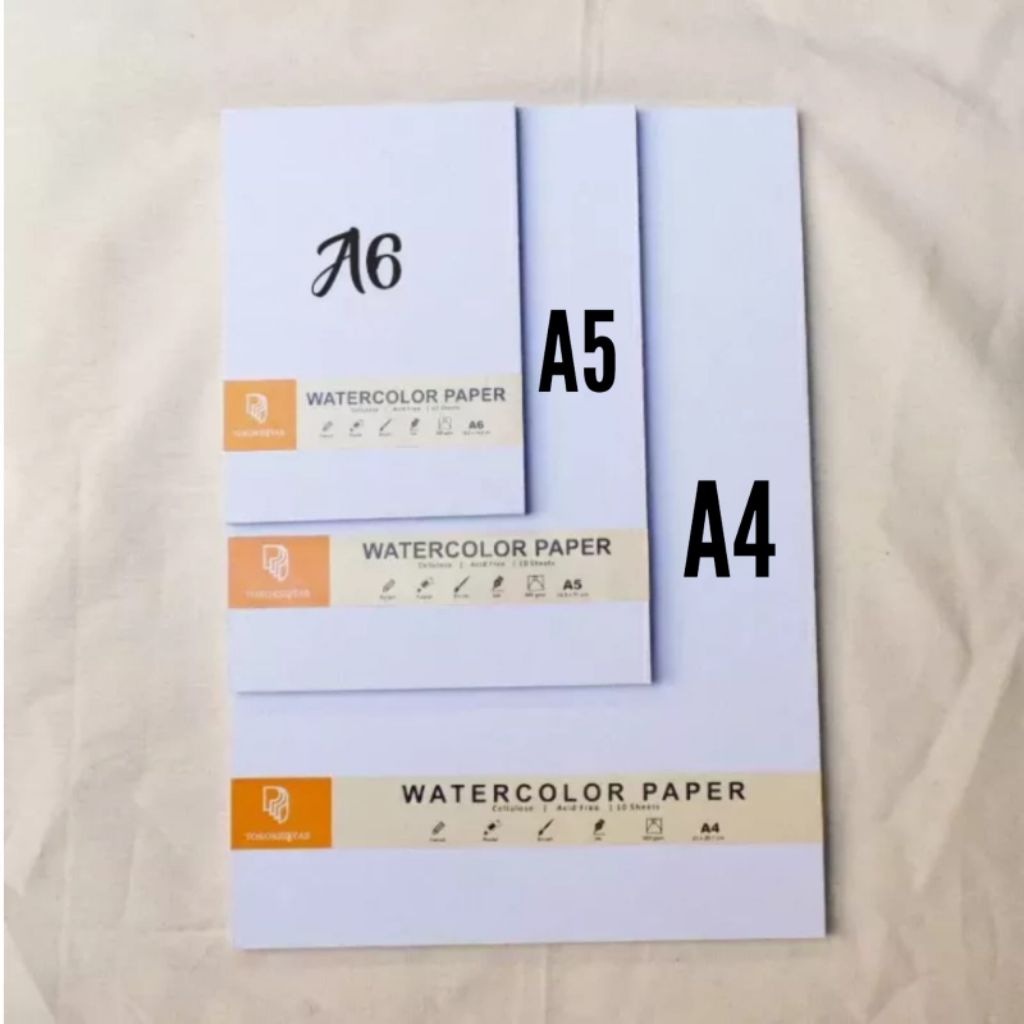 watercolor paper / kertas Lukis cat Air /kertas lukis - A4 A5