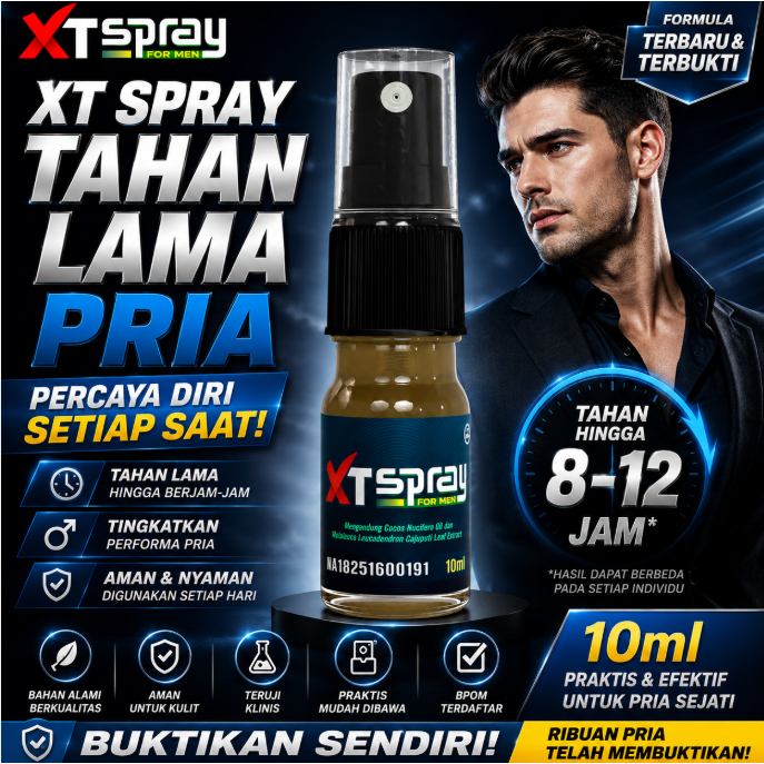 Xt Spray Herba Oil Minyak Pijat Tahan Lama 10ml