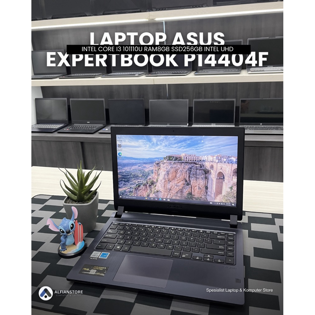 LAPTOP ASUS EXPERTBOOK P1440F INTEL CORE I3 10110U RAM8GB SSD256GB
