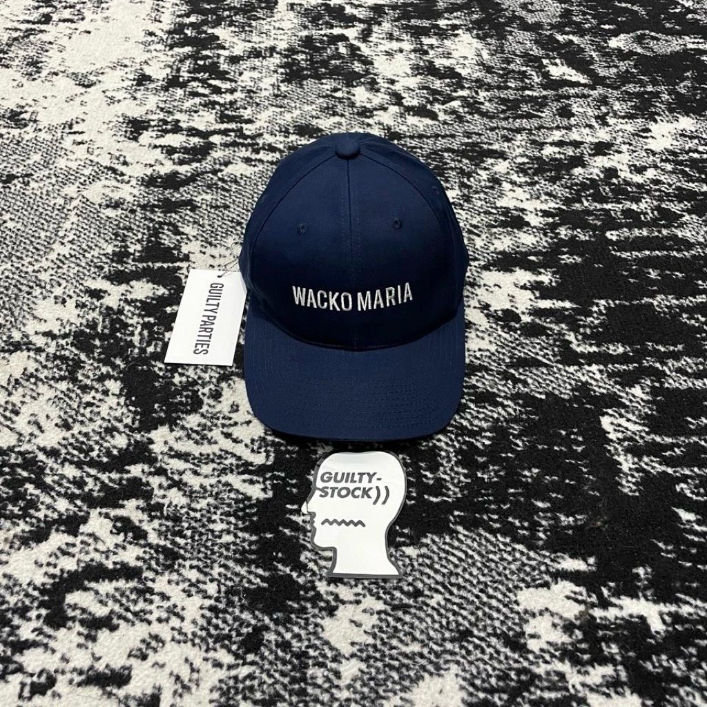 WACKO MARIA DAD CAPS NAVY