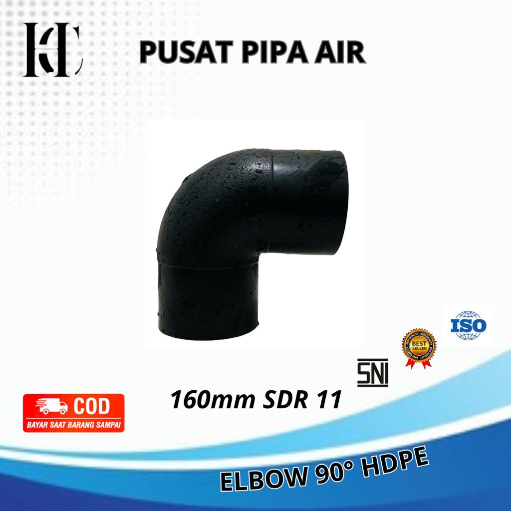 Elbow buttfusion Hdpe 160mm SDR11