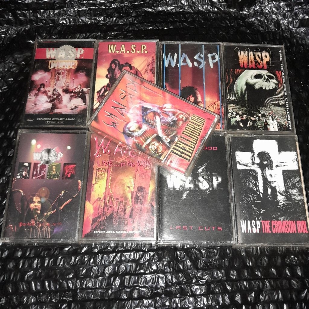 kaset pita WASP band / w.a.sp import sepaket