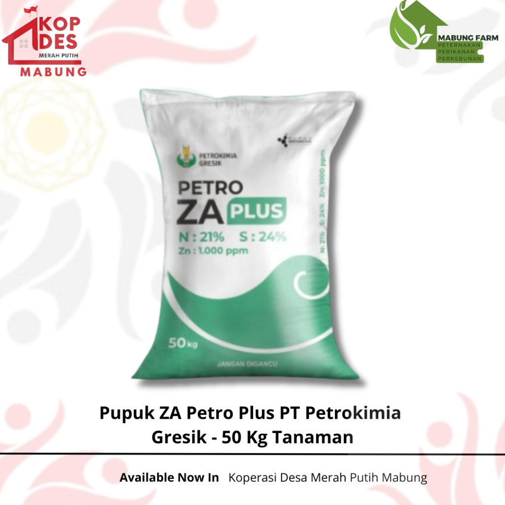 Pupuk ZA Petro Plus PT Petrokimia Gresik - 50 Kg Tanaman