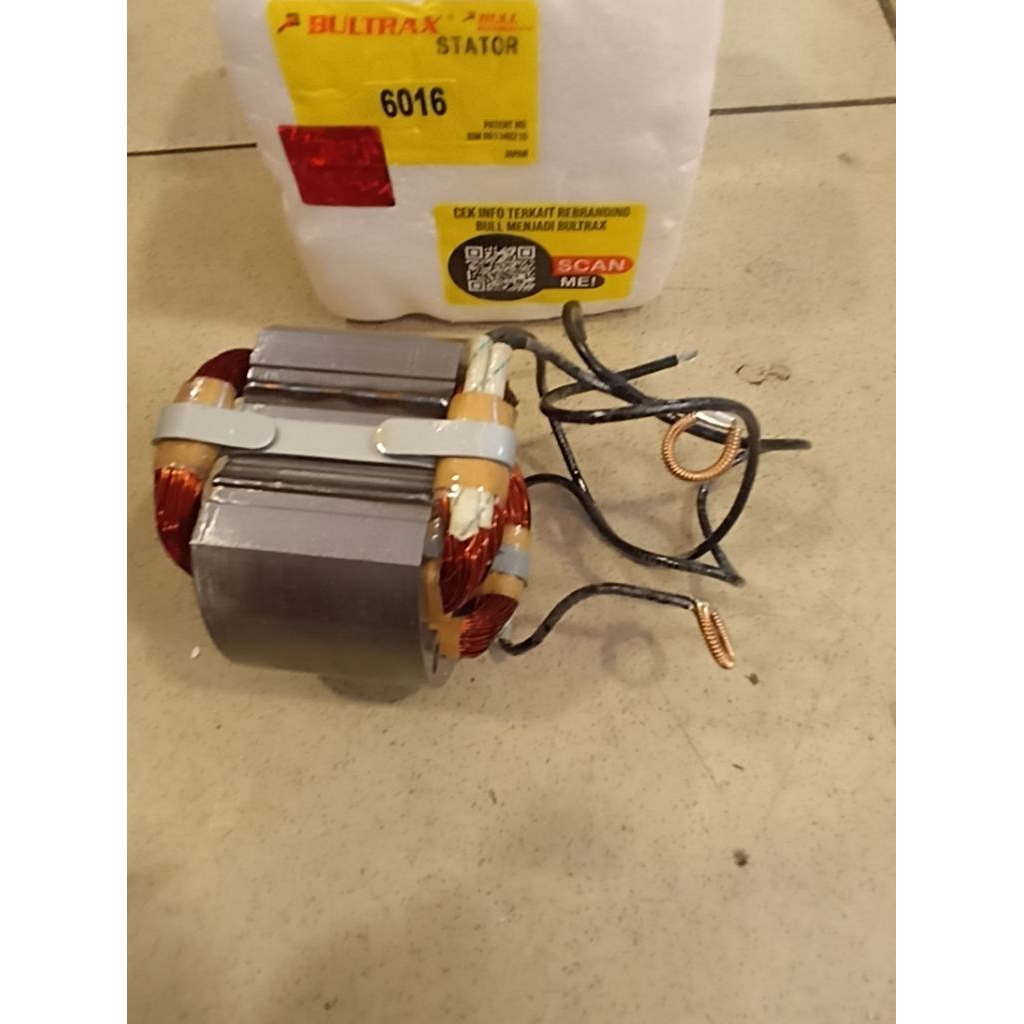 STATOR BULL UNTUK MESIN BOR TYPE  6016 BOR 16MM