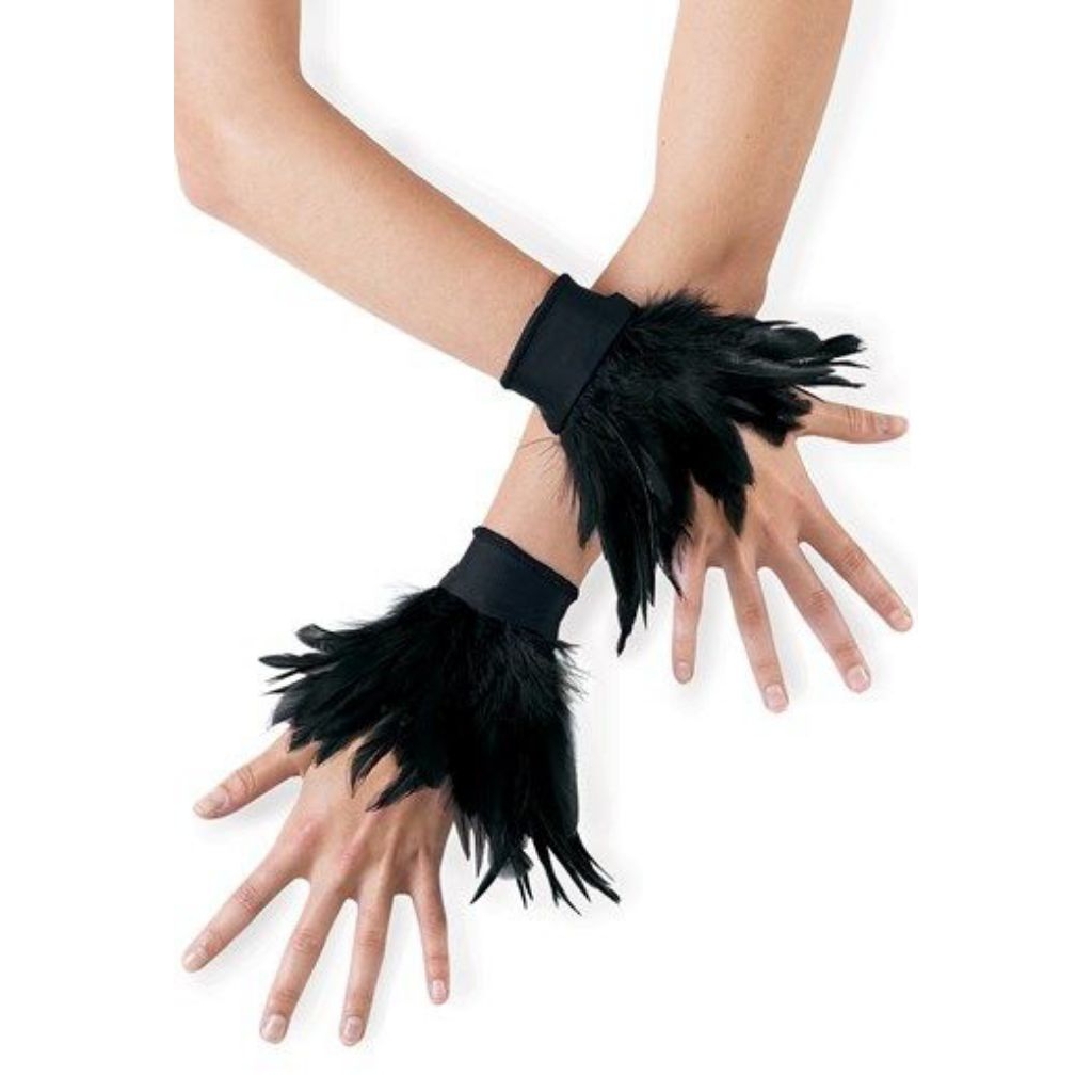 GELANG BULU TARI ADAT PAPUA - HITAM