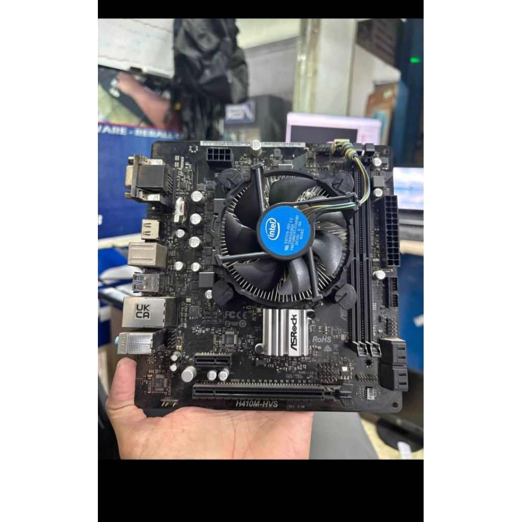 paket core i5 10400f mb asrock h410m tanpa ram