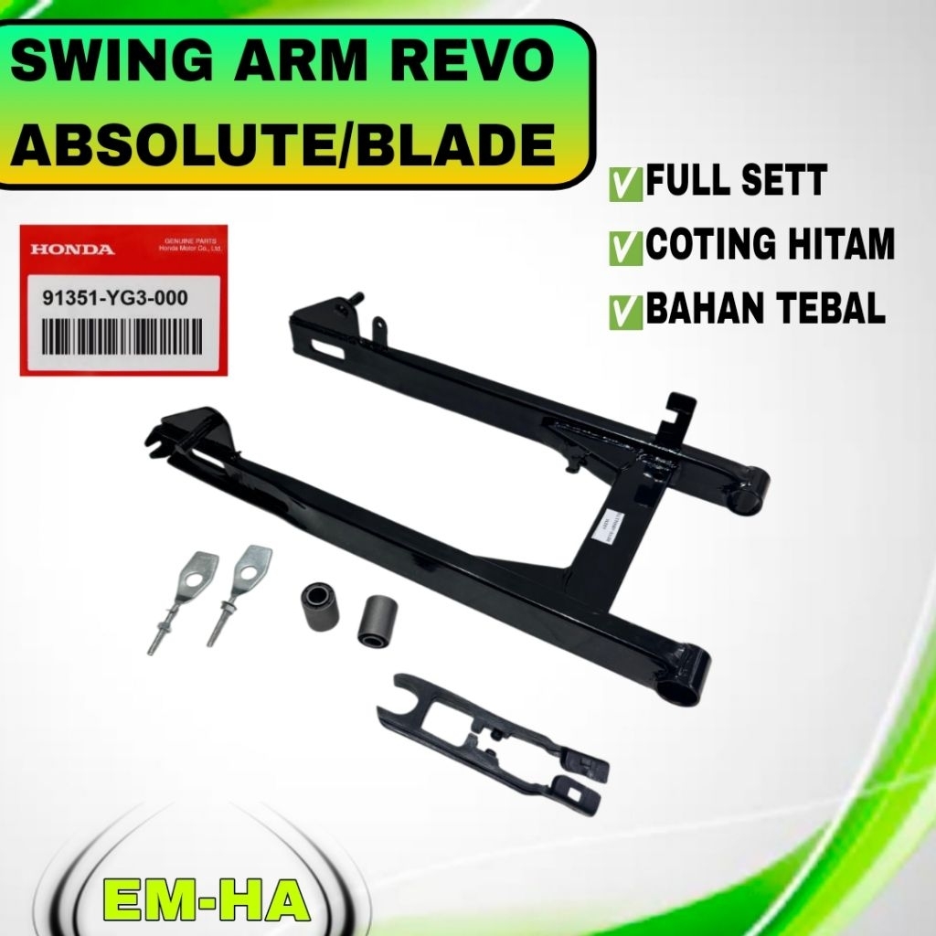 Swing Arm Honda Revo Absolute Revo Lama Blade Lama Hitam