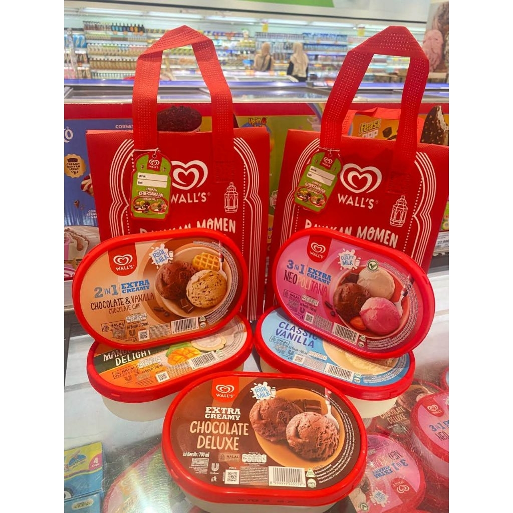BELI 1 GRATIS 1 ES CREAM WALLS 700ML
